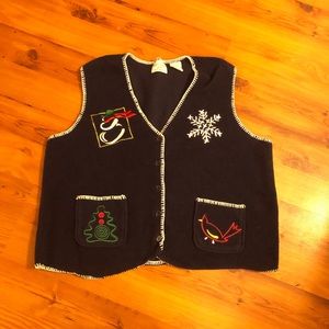 Vintage Holiday Vest
